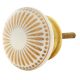 Golden Wheel Flat  Ceramic Dresser Knobs